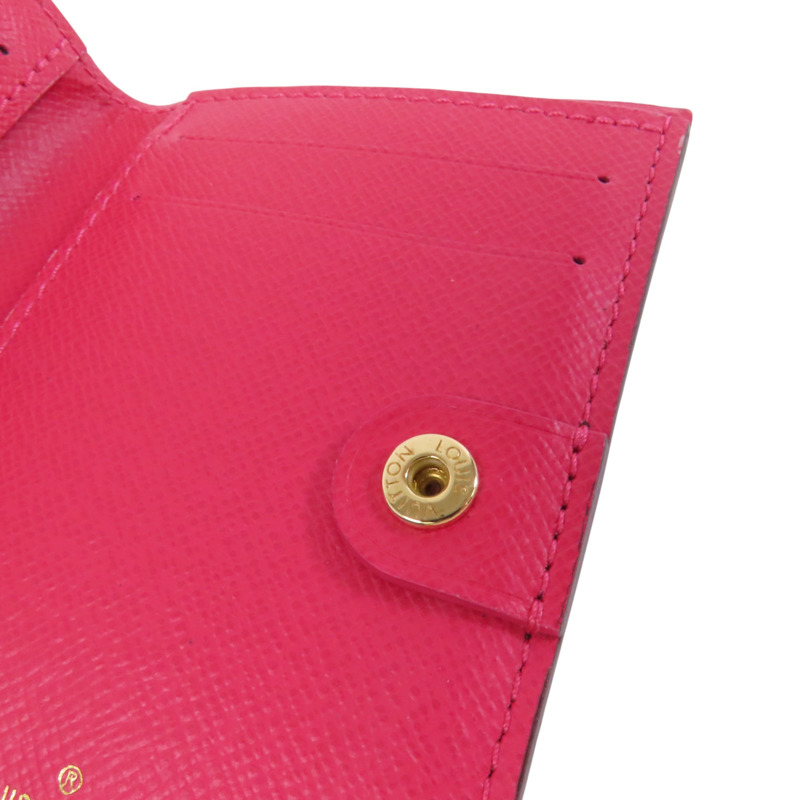 LOUIS VUITTON Monogram Lisa Wallet金扣短錢包-8
