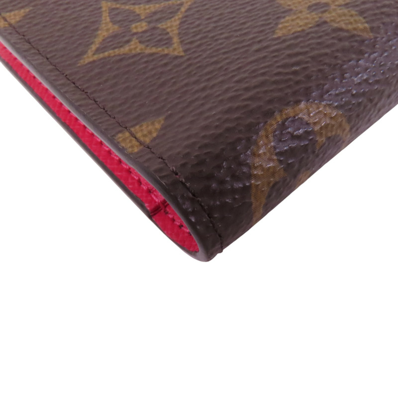 LOUIS VUITTON Monogram Lisa Wallet金扣短錢包-12