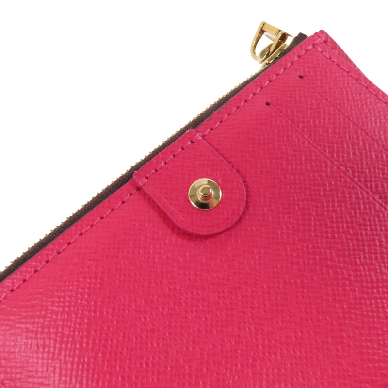 LOUIS VUITTON Monogram Lisa Wallet金扣短錢包-14