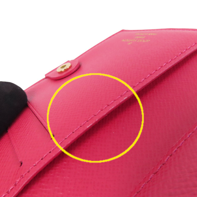 LOUIS VUITTON Monogram Lisa Wallet金扣短錢包-15