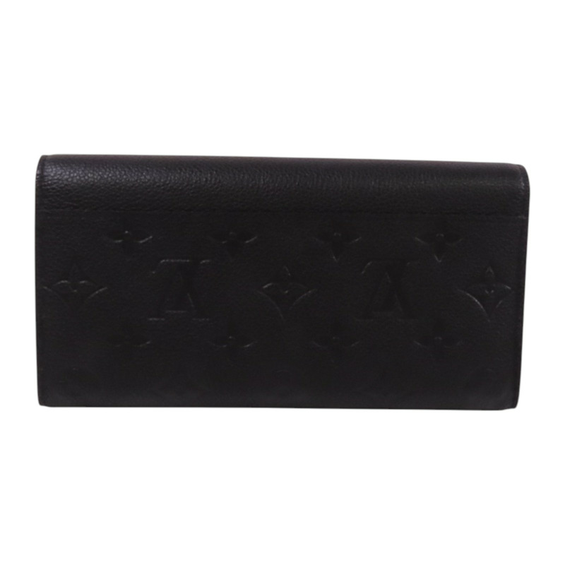 LOUIS VUITTON Monogram Empreinte Sarah Long Wallet金扣長錢包-1
