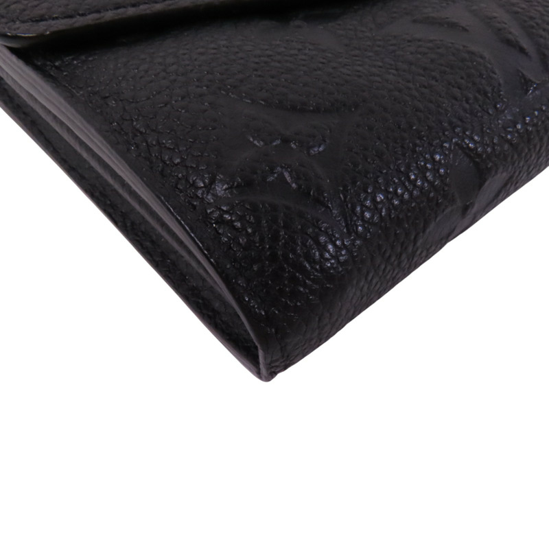 LOUIS VUITTON Monogram Empreinte Sarah Long Wallet金扣長錢包-10