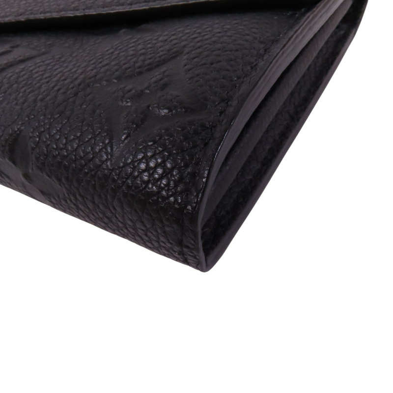 LOUIS VUITTON Monogram Empreinte Sarah Long Wallet金扣長錢包-11