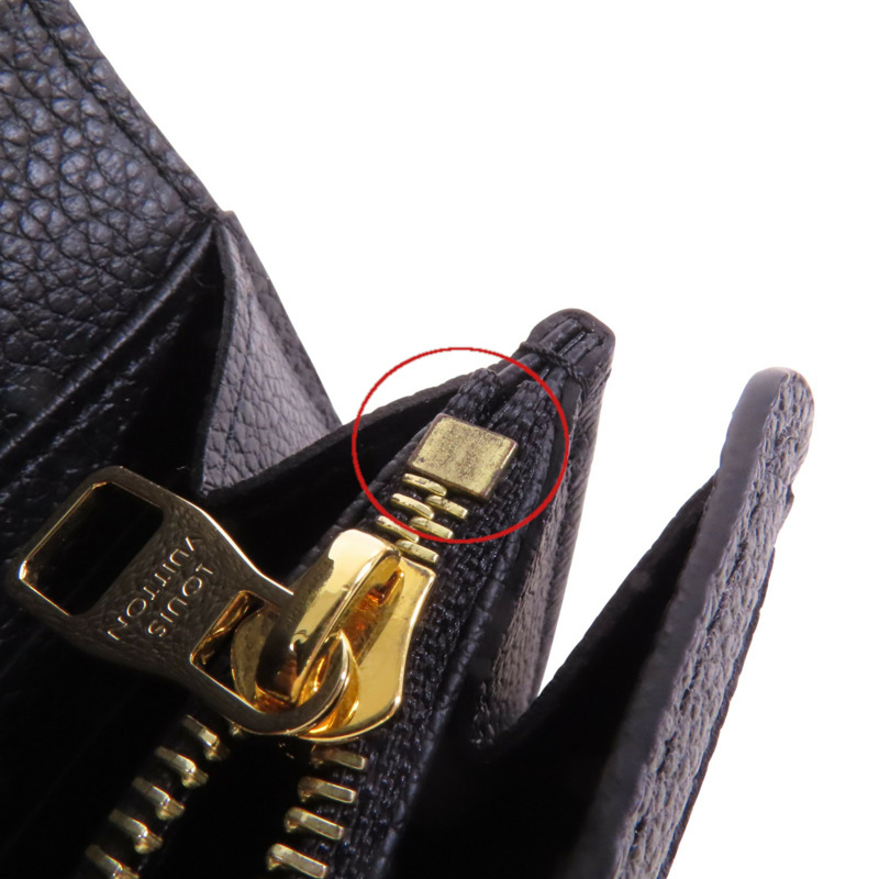 LOUIS VUITTON Monogram Empreinte Sarah Long Wallet金扣長錢包-16