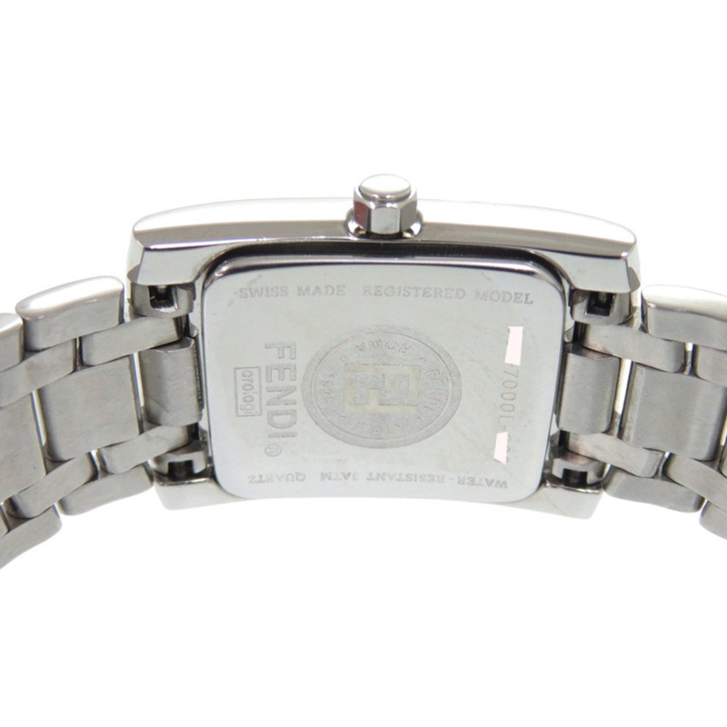 Fendi 7000G 不鏽鋼海軍藍銀色石英腕錶 1051 FENDI-5