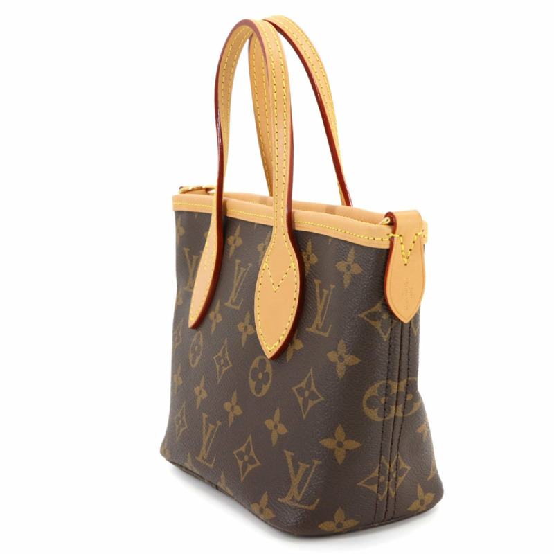 Louis Vuitton Monogram Neverfull BB 玫瑰牡丹色兩手提單肩包 M46786 RFID-3