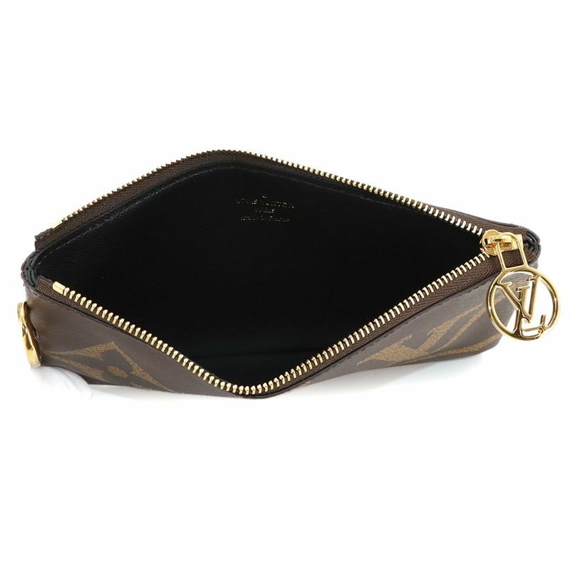 Louis Vuitton Monogram Giant Pochette Trio 手拿包,棕色,M68756-4