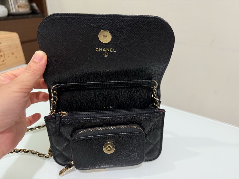CHANEL 香奈兒 mini 郵差包-1