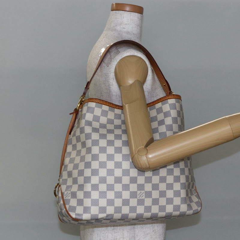 【日本直送】路易威登 Damier Azur Delightful PM 單肩包 N41447 LV 授權 82538-22