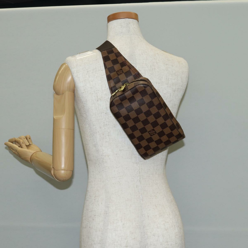【日本直送】路易威登 Damier Ebene Geronimos 單肩包 N51994 LV 正品 135296V-28