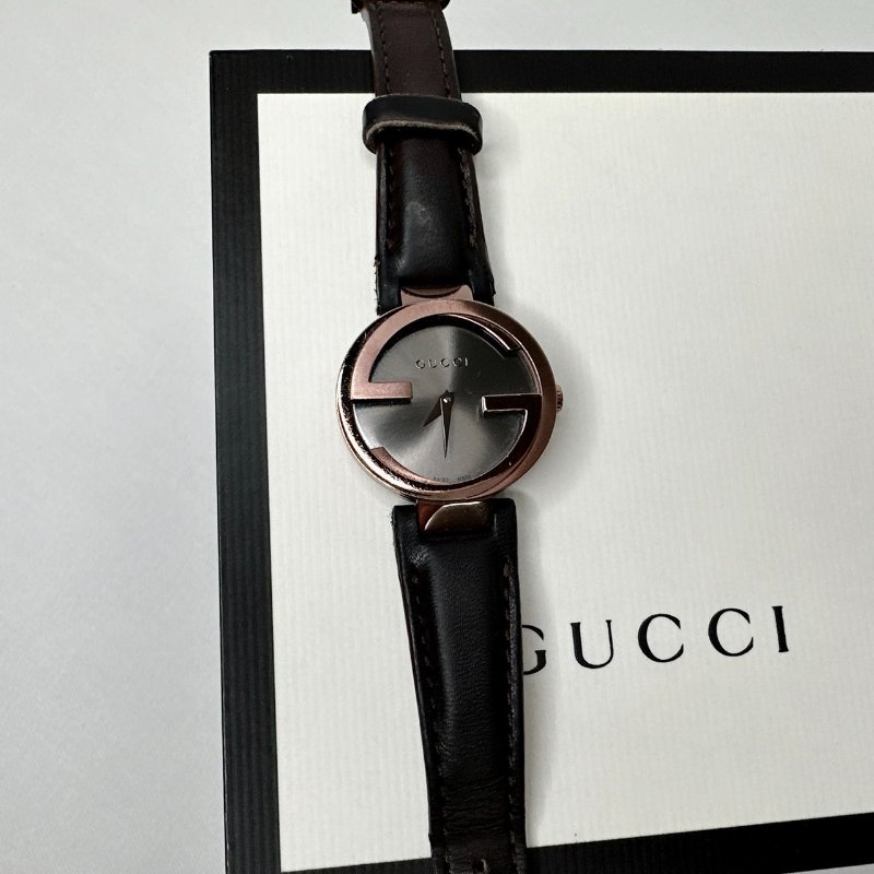 GUCCI Interlocking雙G腕錶-4