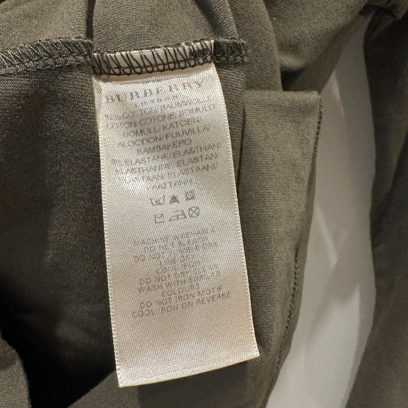 【美收精品】BURBERRY 綠色長袖上衣 4-237【隔月月中將轉賣至日本 上架期限30天】-5