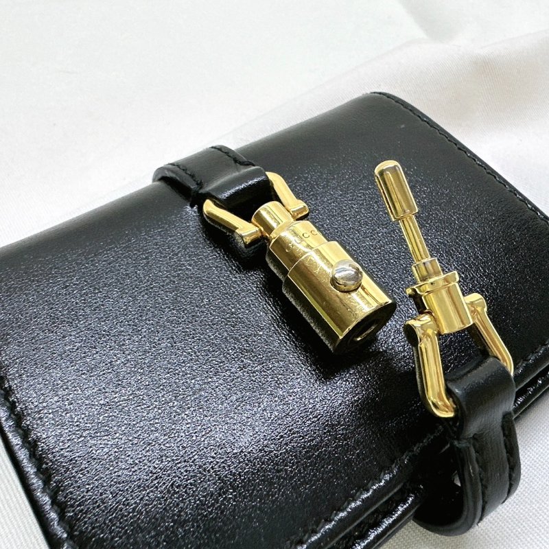 GUCCI JACKIE 1961皮革短夾-8