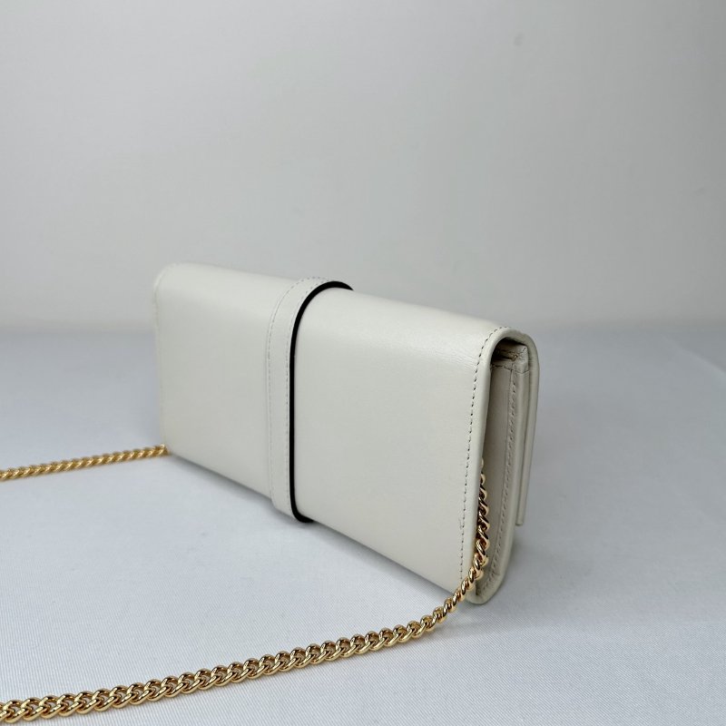 GUCCI Jackie 1961象牙白短夾-4