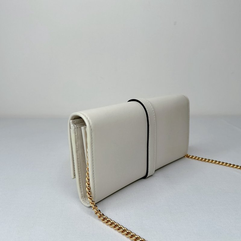 GUCCI Jackie 1961象牙白短夾-5
