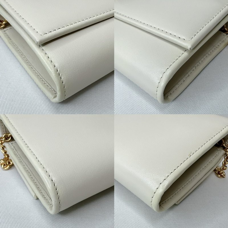 GUCCI Jackie 1961象牙白短夾-10