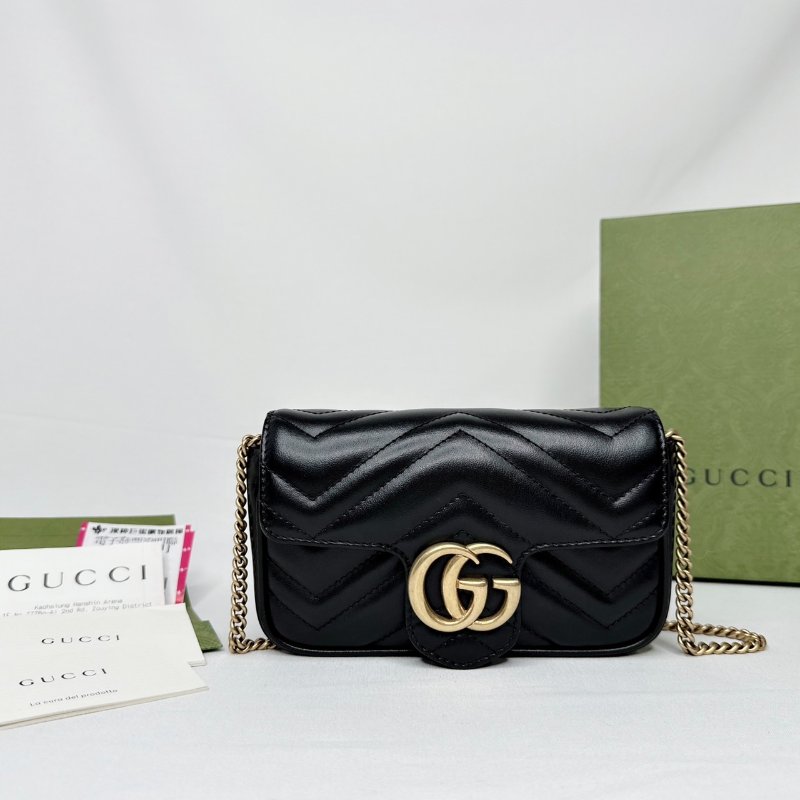 GUCCI Marmont mini翻蓋鏈包-0
