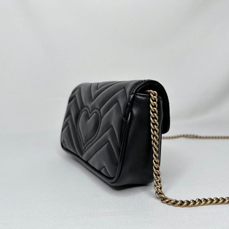 GUCCI Marmont mini翻蓋鏈包-4
