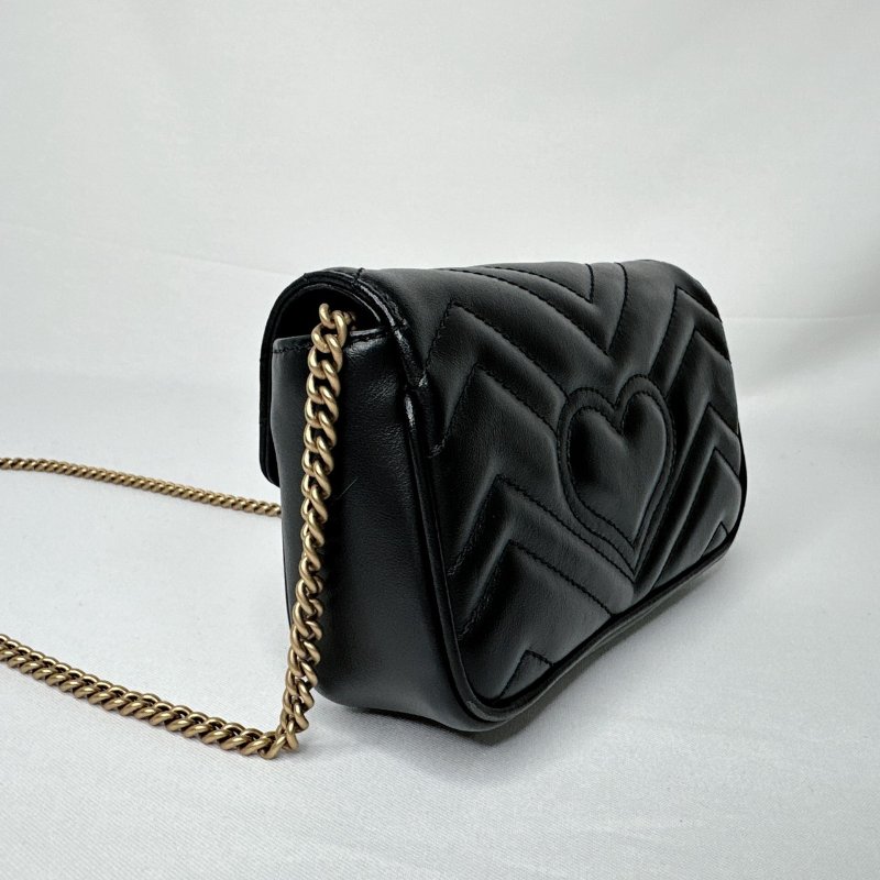 GUCCI Marmont mini翻蓋鏈包-5