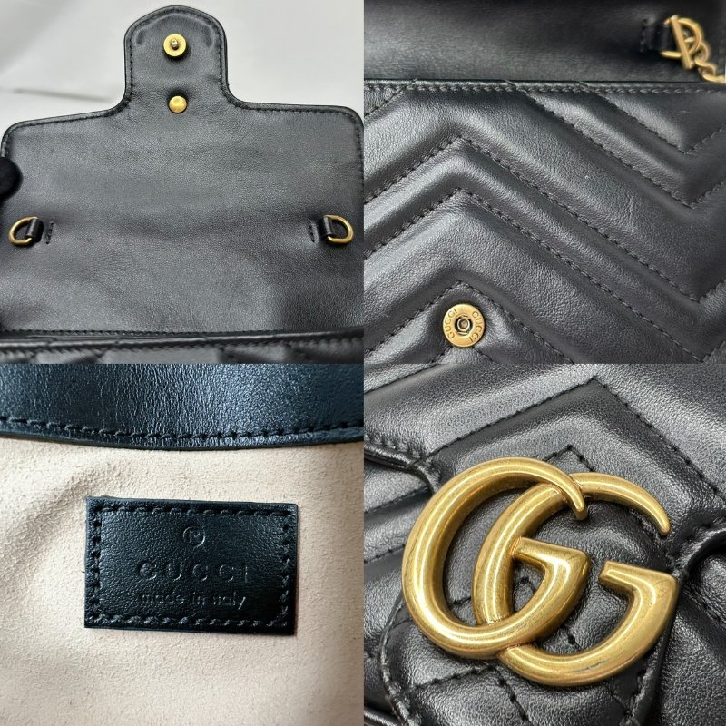 GUCCI Marmont mini翻蓋鏈包-8
