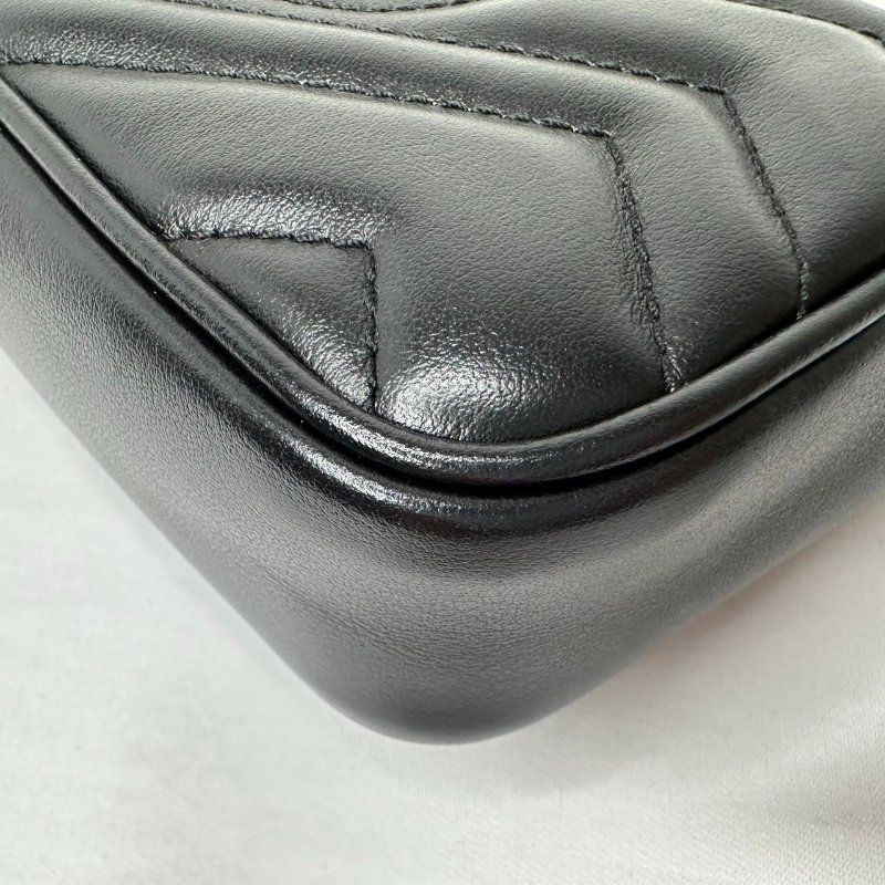 GUCCI Marmont mini翻蓋鏈包-12