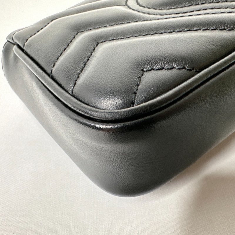 GUCCI Marmont mini翻蓋鏈包-13