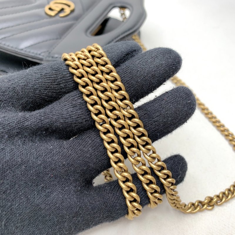 GUCCI MARMONT手柄手機鏈帶包-8