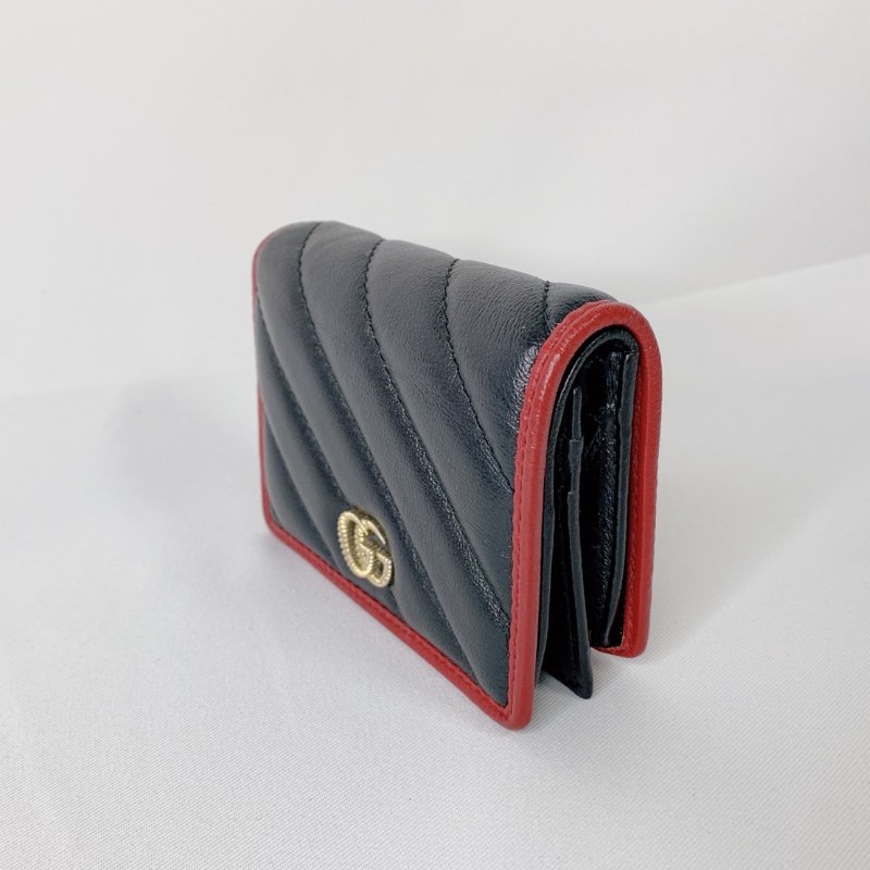 GUCCI Marmont扣式短夾零錢包-2