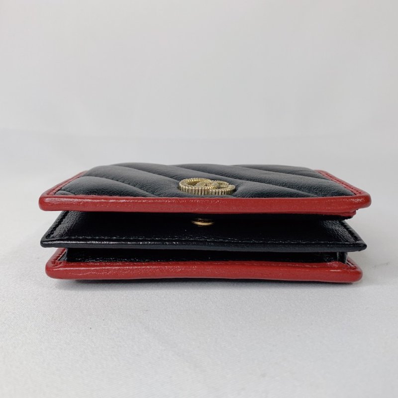 GUCCI Marmont扣式短夾零錢包-9