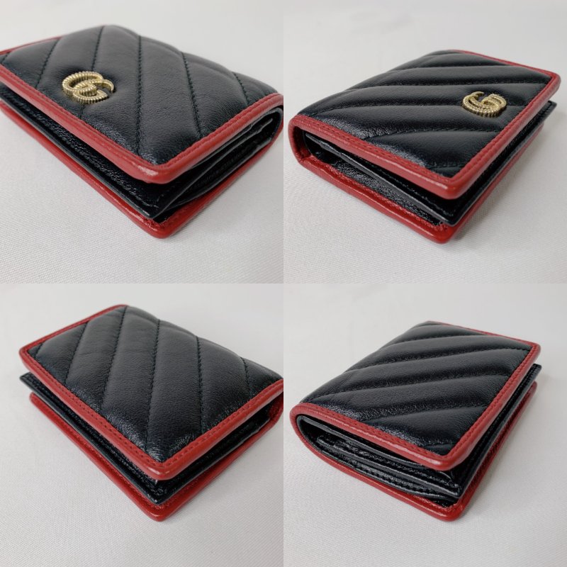 GUCCI Marmont扣式短夾零錢包-10