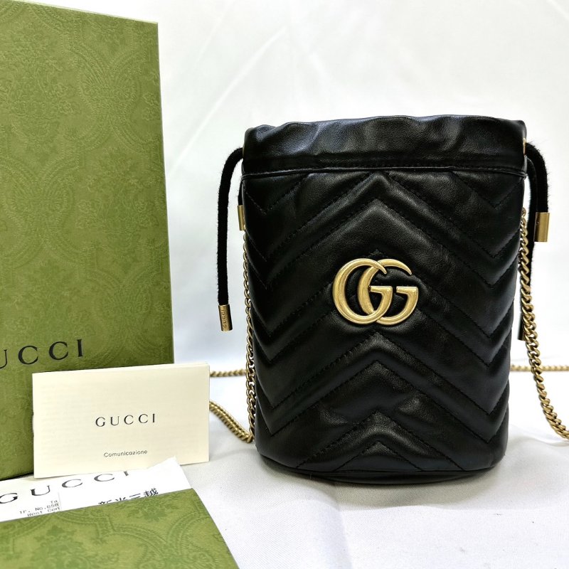 GUCCI Marmont迷你水桶包-0