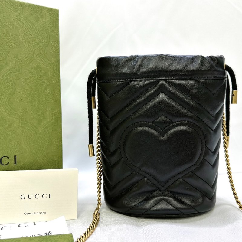 GUCCI Marmont迷你水桶包-1