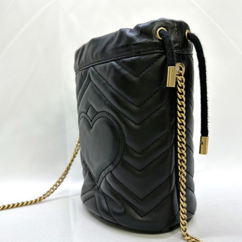 GUCCI Marmont迷你水桶包-5