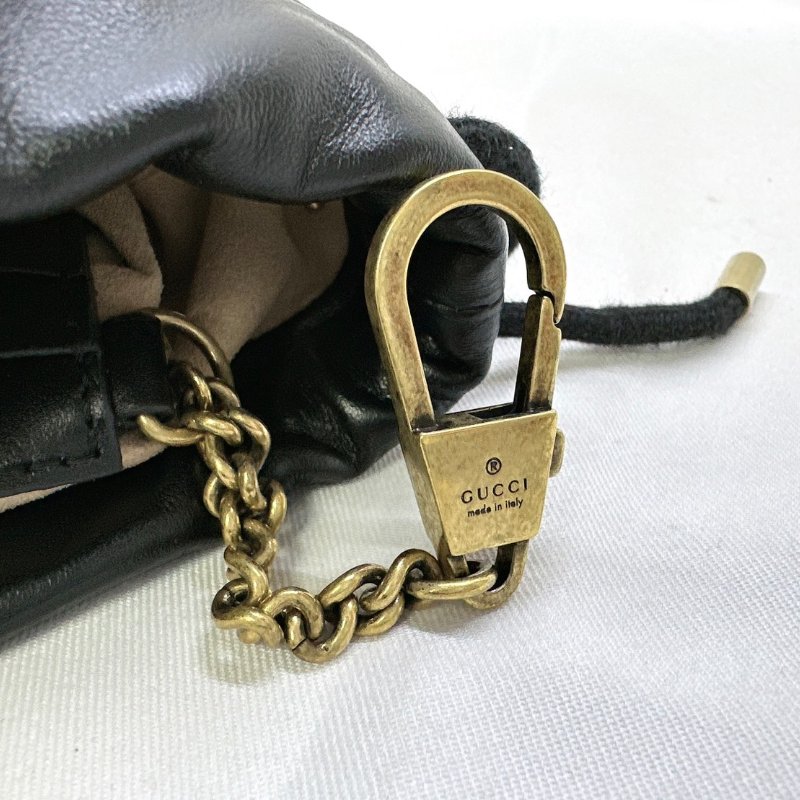 GUCCI Marmont迷你水桶包-15