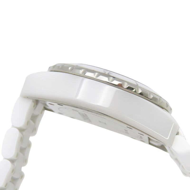 Chanel J12 計時碼表 9 件鑽石腕錶,H2009,自動,白色陶瓷/鑽石,錶盤,0047,CHANEL,男士-6