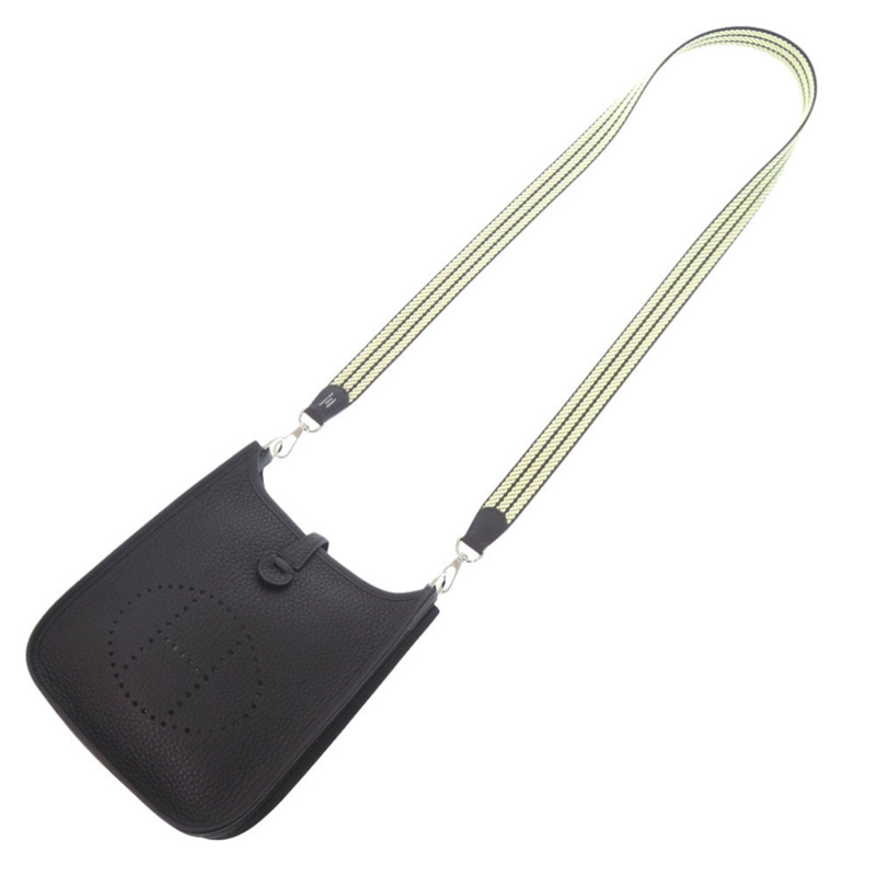 Hermes 未使用 Hermès Evelyn TPM Amazon Cordage Taurillon Clemence Pour Noir 單肩包 (2024) 附雙印章 (1154)-4