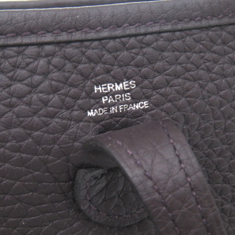 Hermes 未使用 Hermès Evelyn TPM Amazon Cordage Taurillon Clemence Pour Noir 單肩包 (2024) 附雙印章 (1154)-6