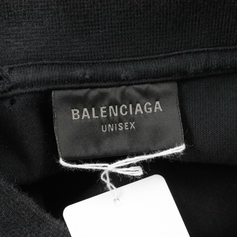 BALENCIAGA 學院風 T 卹 棉質 黑色 灰色 二手 男女通用-2