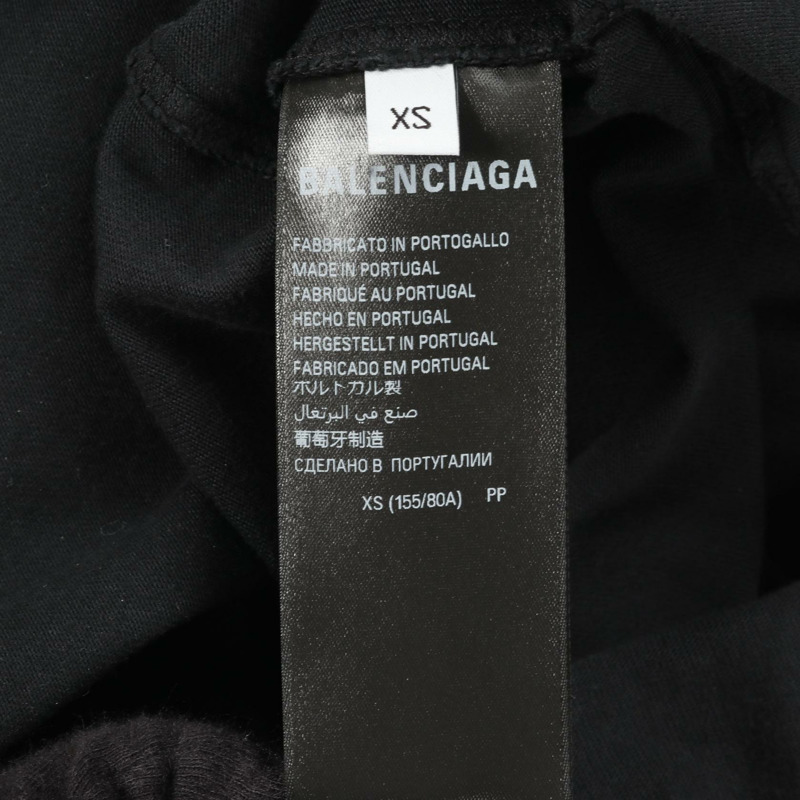 BALENCIAGA 學院風 T 卹 棉質 黑色 灰色 二手 男女通用-3