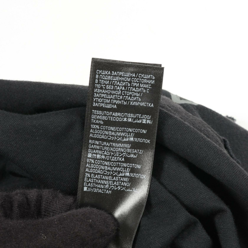 BALENCIAGA 學院風 T 卹 棉質 黑色 灰色 二手 男女通用-4