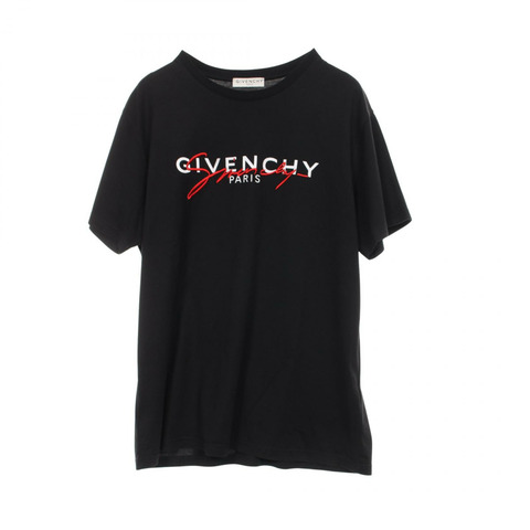 GIVENCHY SIGNATURE PRINT TEE T卹 棉質 黑色 二手 男式