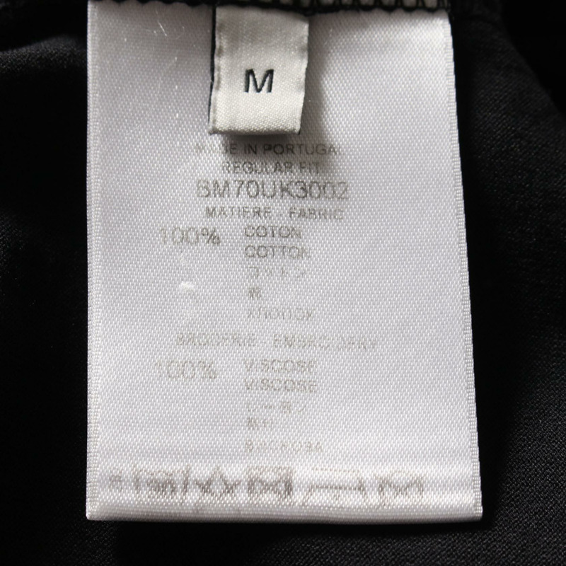 GIVENCHY SIGNATURE PRINT TEE T卹 棉質 黑色 二手 男式-3