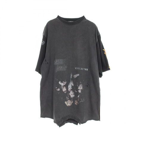 BALENCIAGA Speedhunters Upside Down T卹棉質黑色多色二手男女通用