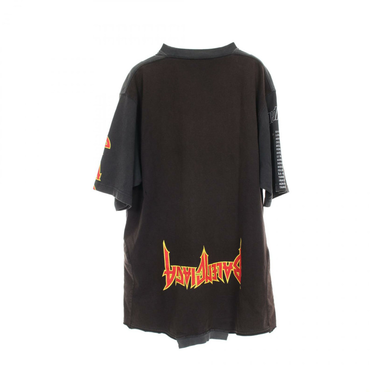 BALENCIAGA Speedhunters Upside Down T卹棉質黑色多色二手男女通用-1