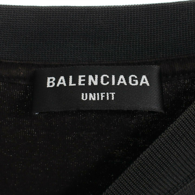 BALENCIAGA Speedhunters Upside Down T卹棉質黑色多色二手男女通用-2