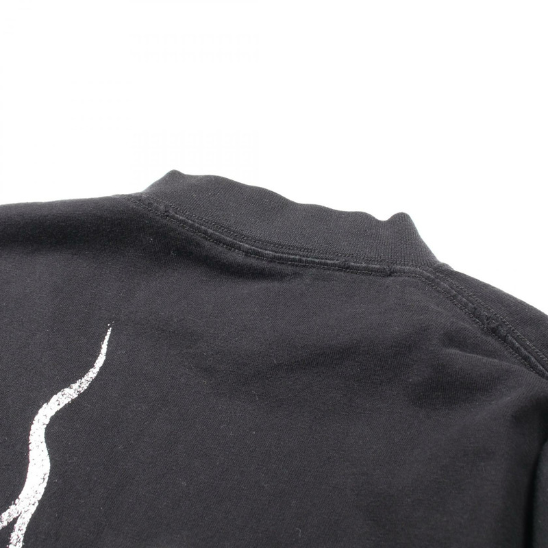 BALENCIAGA 巴黎世家 金屬標誌T卹 T卹 棉質 黑色 二手 男女通用-7