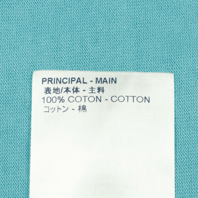 LOUIS VUITTON STAPLES EDITION Inside Out T卹棉質藍色二手男式 4L-3