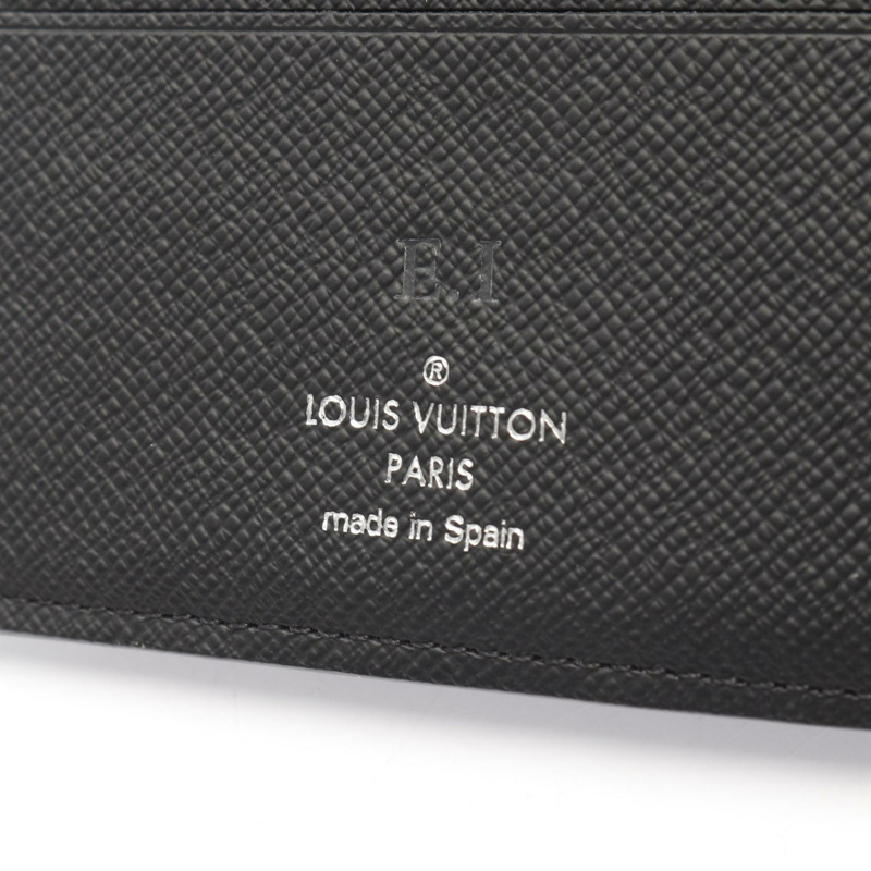 LOUIS VUITTON Portefeuille Marco NM 雙折皮夾 M62545 Monogram eclipse 二手-3