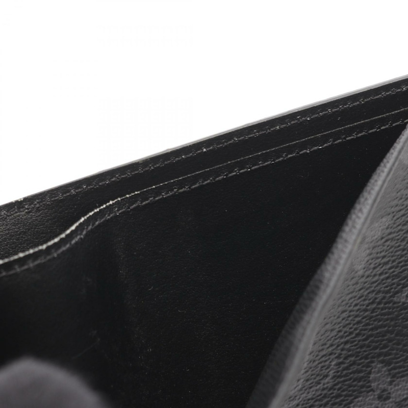 LOUIS VUITTON Portefeuille Marco NM 雙折皮夾 M62545 Monogram eclipse 二手-8