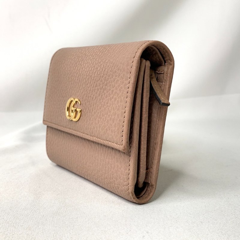 GUCCI Marmont雙G三折短夾-2